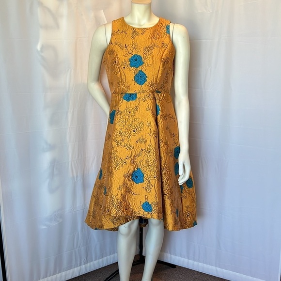 Chic Wish Brocade high/low Party Dress - Picture 2 of 6